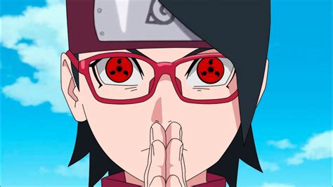 Sarada Desperta Sharingan Final Sarada Ativa Tomoe Sharingan Em