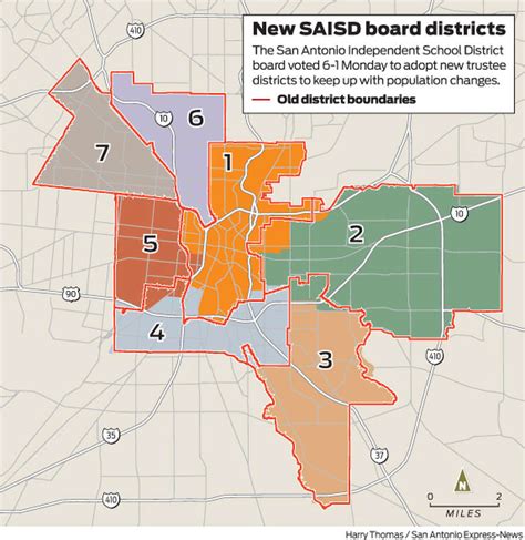 Saisd Board Approves Trustee Districts San Antonio Express News
