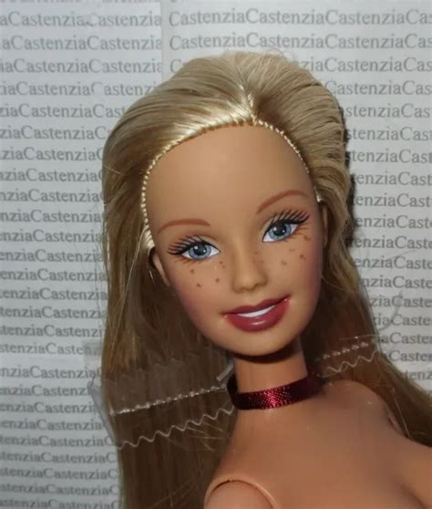 Nude Barbie Georgia University Blonde Blue Eyes Articulated Doll For