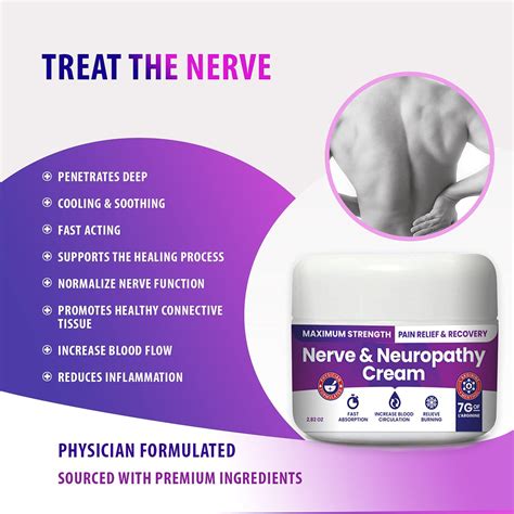 Nerve And Neuropathy Cream By Nervespa Maximum Strength Relief For Foot