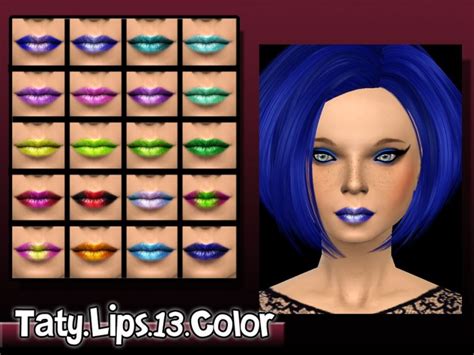 Lips 13 Sims 4 Lips