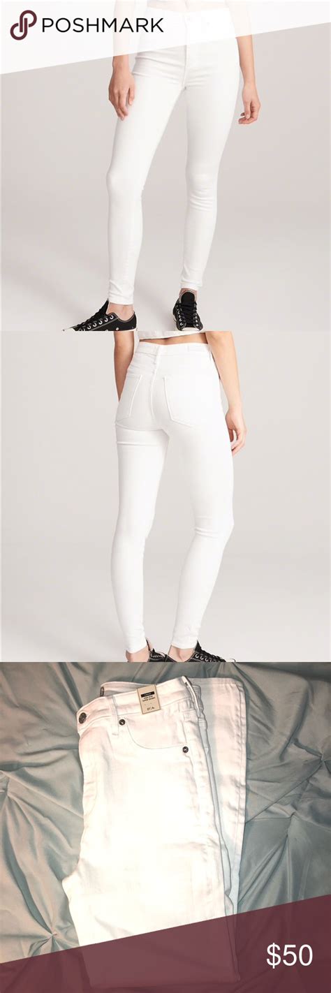 Abercrombie And Fitch High Rise Super Skinny Jeans Super Skinny Jeans Super Skinny White