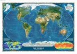 World Satellite Wall Map by National Geographic - MapSales