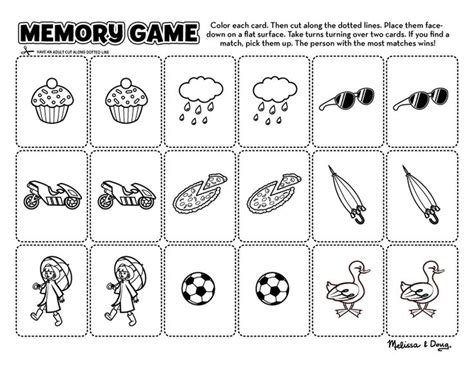 3 Best Images Of Memory Game Printable Worksheets Free Memory