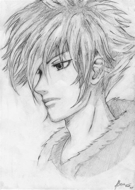 Anime Boy Drawing Icequeen © 2014 May 13 2011 Pencil Drawings