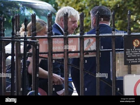 prime minister boris johnson leaving downing street london for a central london visit picture