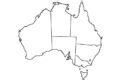 3 Free Printable Blank Australia Map Outline World Map With Countries