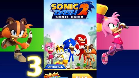 Sonic Dash 2 Sonic Boom Unlocked All Characters Part 3