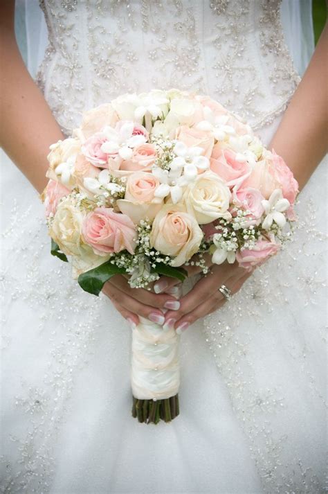 Light Pink Rose Bridal Bouquets Květinová Svatba