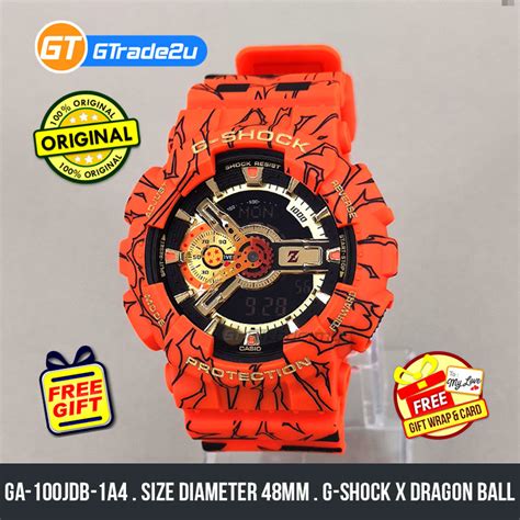 G shock dragon ball z original. Casio G-Shock Men GA-110JDB-1A4 GA110JDB-1A4 Analog Digital Dragon Ball Z Collaboration Watch ...
