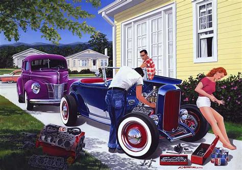 Limited Edition Automotive Art Prints Of Muscle Cars And Hot Rods