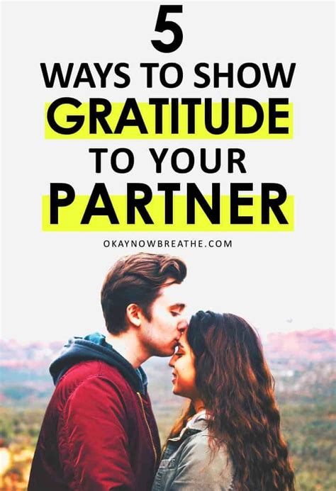 5 Loving Ways To Show Gratitude To Your Partner Relationship Articles