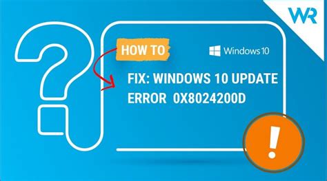 Fix Windows 10 Update Error 0x8024200d Benisnous