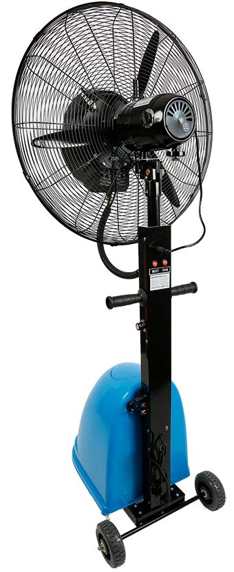 Tqb Brands Pty Ltd — Tradequip Industrial Pedestal Misting Fan 650mm