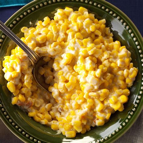 Cheesy Slow Cooked Corn Recipe Taste Of Home