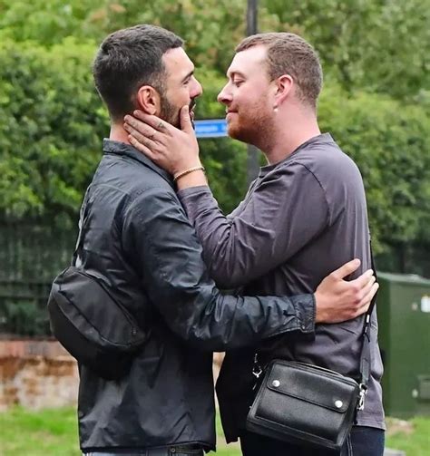 Sam Smith Cuddles And Snogs Their New Boyfriend In Very Passionate