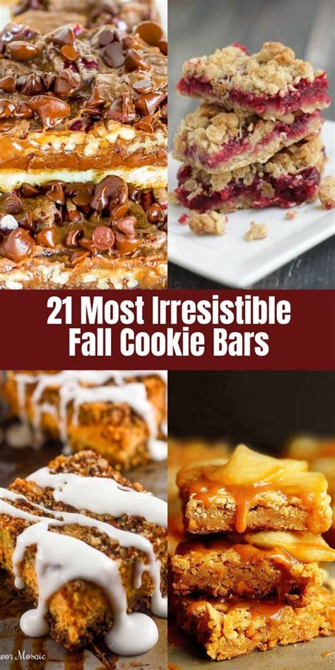 21 Most Irresistible Fall Cookie Bars Fall Dessert Bar Fall Cookies