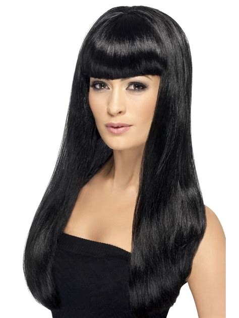 26 Black Babelicious Long Hair Women Adult Halloween Wig Costume