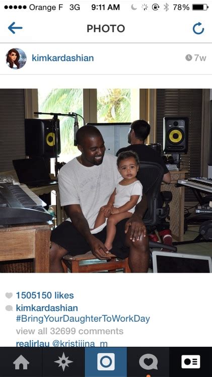 Daddy And Daughter From Kim Kardashian Picks And Captions Her Favorite