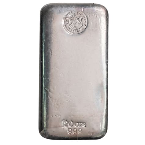 Perth Mint Silver Bar 20 Oz