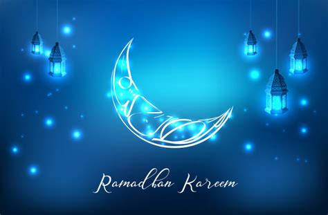 Ramadhan Kareem Greeting Template Premium Vector
