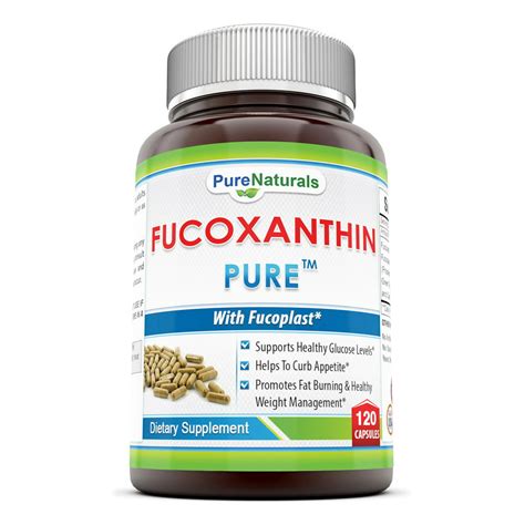 Pure Naturals Fucoxanthin Capsules 120 Count