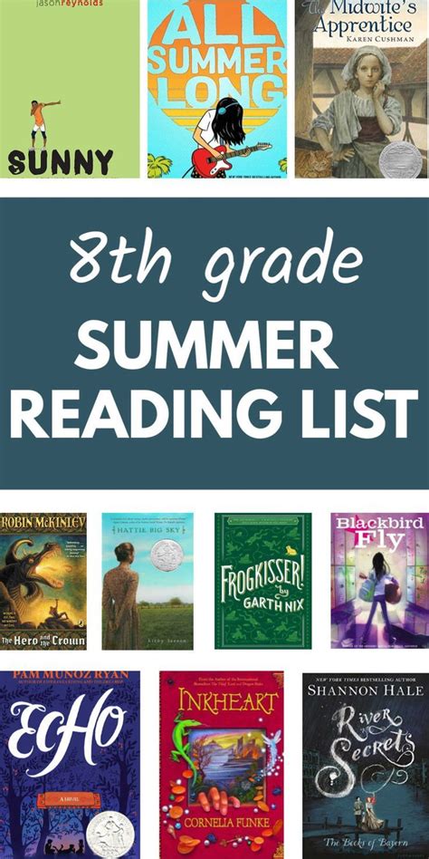 Summer Reading List For 8th Graders
