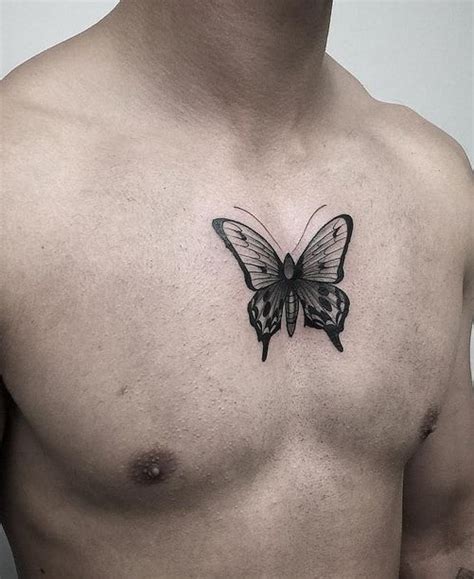 25 Stunning Butterfly Sternum Tattoos Styles Inspiration And Expert