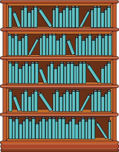 Free Books Bookshelf Vector Art Download 31 Books Bookshelf Icons