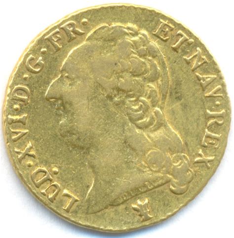 France Gold Louis Dor Coin Of 1786