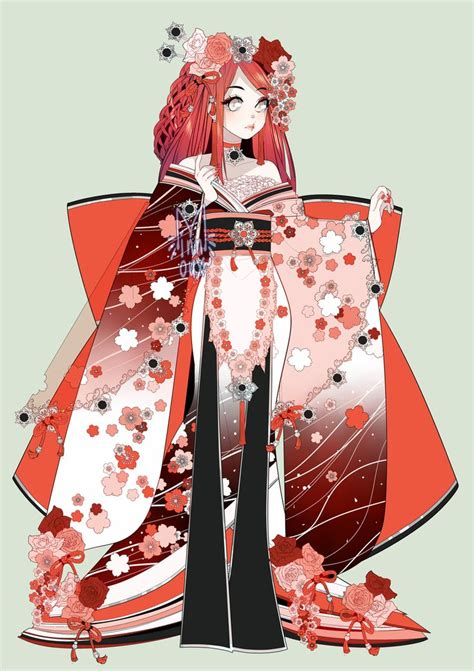 C Tsubare By Minnoux Anime Kimono Character Art Anime Outfits