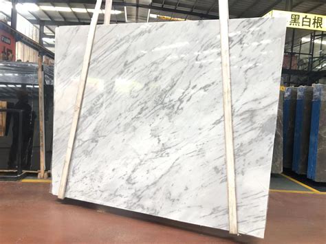 Marble Slabs Stone Slabs China Guangxi White Marble Chinese Carrara