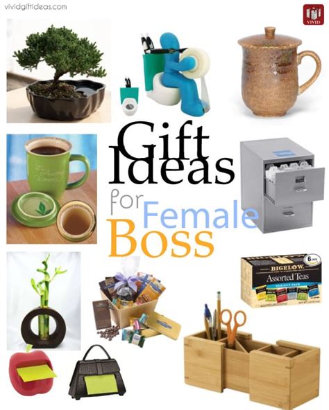 These gifts are appropriate for any boss, and will definitely put you in their good graces on boss's day. 10 Gift Ideas for Your Female Boss - Vivid's