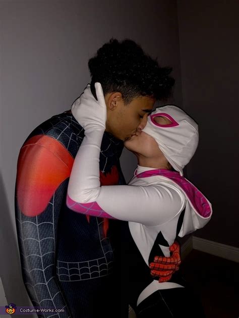 Spider Man Costume Miles Morales Costume With Gwen Stacy Hood My Xxx Hot Girl