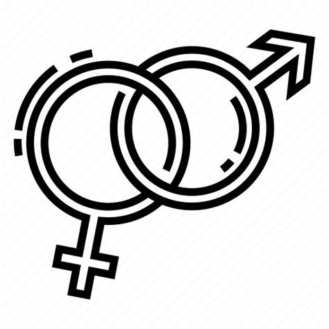 Female Gender Heterosexual Male Man Sex Woman Icon