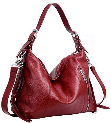 Womens Vintage Tote Top Handle Leather Shoulder Satchel Handbag By