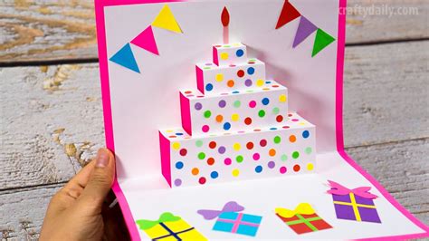 How To Make A Pop Up Card With Construction Paper Easy Brown Youris1946