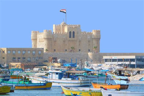 Citadel Of Qaitbay Qaitbay Citadel Alexandria Egypt