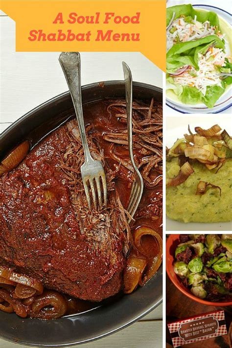 Kristyn merkley december 13, 2020. A Soul Food Shabbat Menu | Jewish recipes, Food recipes, Food