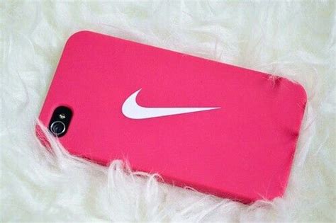Pink Nike ♡ Iphone Cases Quotes Iphone Leather Case Cool Phone Cases
