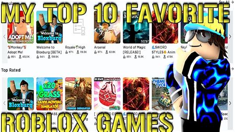 My Top 10 Favorite Roblox Games By Gamingprofesion Youtube