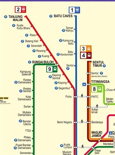 The ktm komuter route map is comprised of two main lines which are the seremban line (batu caves to tampin/pulau sebang) and the port klang line (tanjung malim to port klang). Batu Caves to Kuala Lumpur KTM Komuter Train Timetable ...