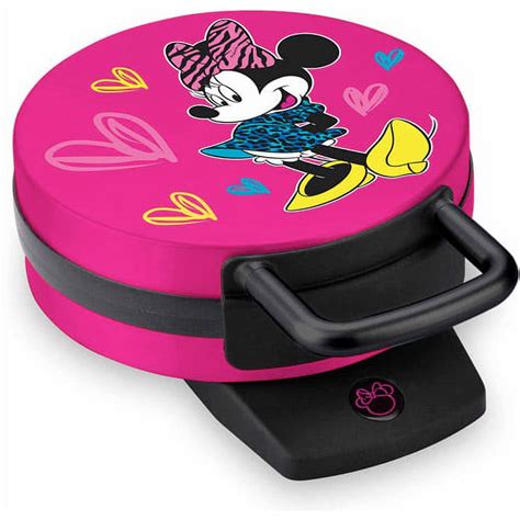Disney Minnie Mouse Waffle Maker Pink 7
