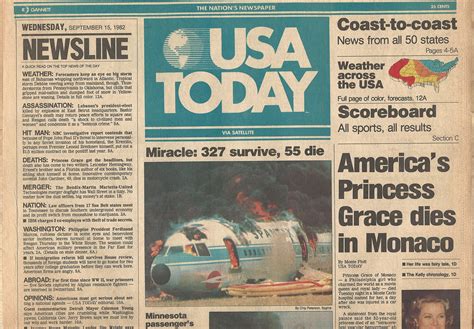 Historys Moments In Media 38 Years Of Usa Today Whats Next For