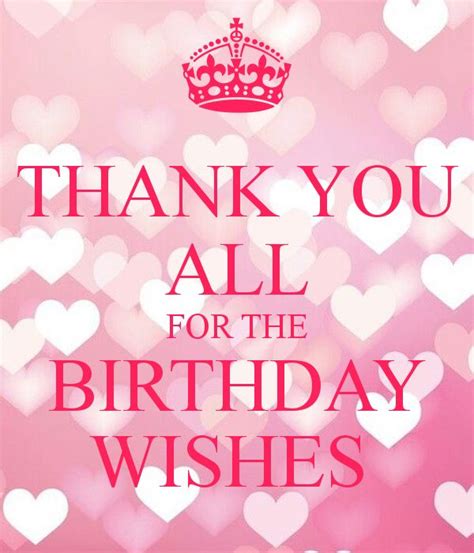 Thank You All My Birthday Wishes For Myself Thanks For Birthday