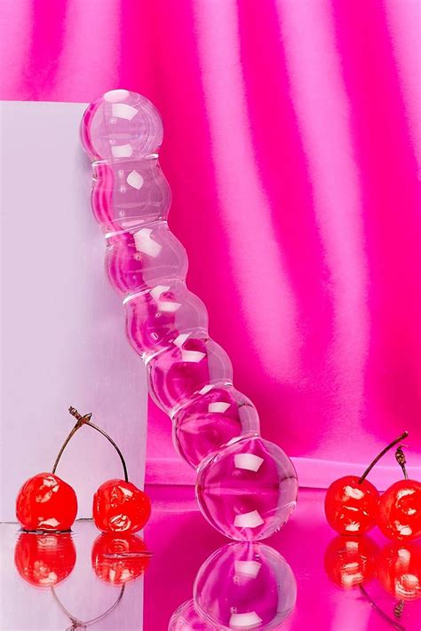 Intense Pleasure Ribbed Glass Dildo Nasty Gal