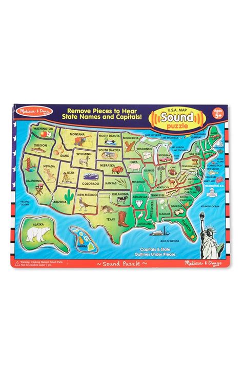 Melissa And Doug Usa Sound Puzzle Nordstrom