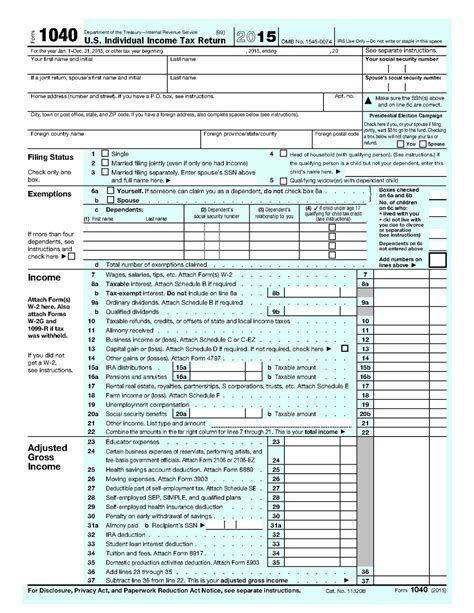 2019 Federal Income Tax Return Form 1040 2021 Tax Forms 1040 Printable