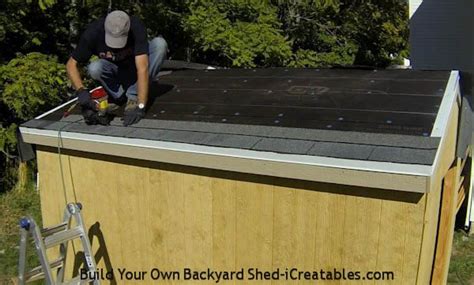 How To Build A Shed Install Roof Shingles In 2020 Installing Roof