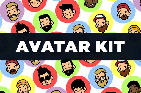 Fun Avatar Creation Kit On Behance